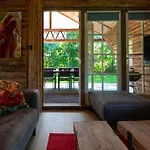 Holiday home Spacious Wooden With Covered Terrace