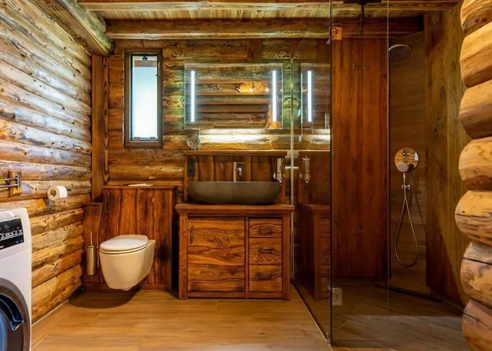 Spacious Wooden With Covered Terrace