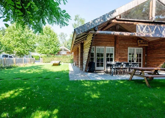 Spacious Wooden With Covered Terrace