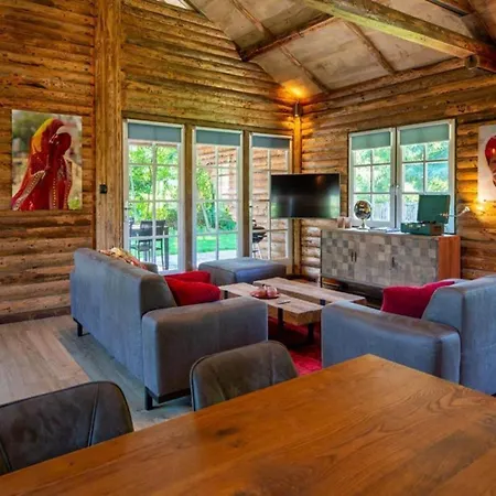 Spacious Wooden With Covered Terrace