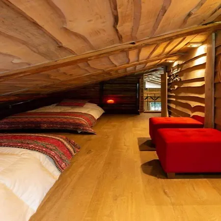 度假居 Spacious Wooden With Covered Terrace *