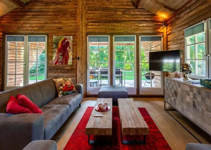 Holiday home Spacious Wooden With Covered Terrace Nr 723 Baarle-Nassau