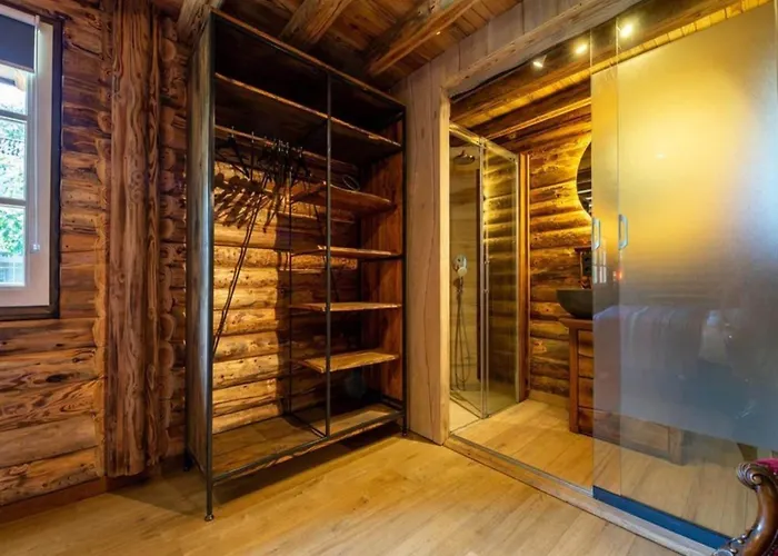 Spacious Wooden With Covered Terrace