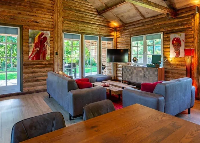 Spacious Wooden With Covered Terrace Nr 723